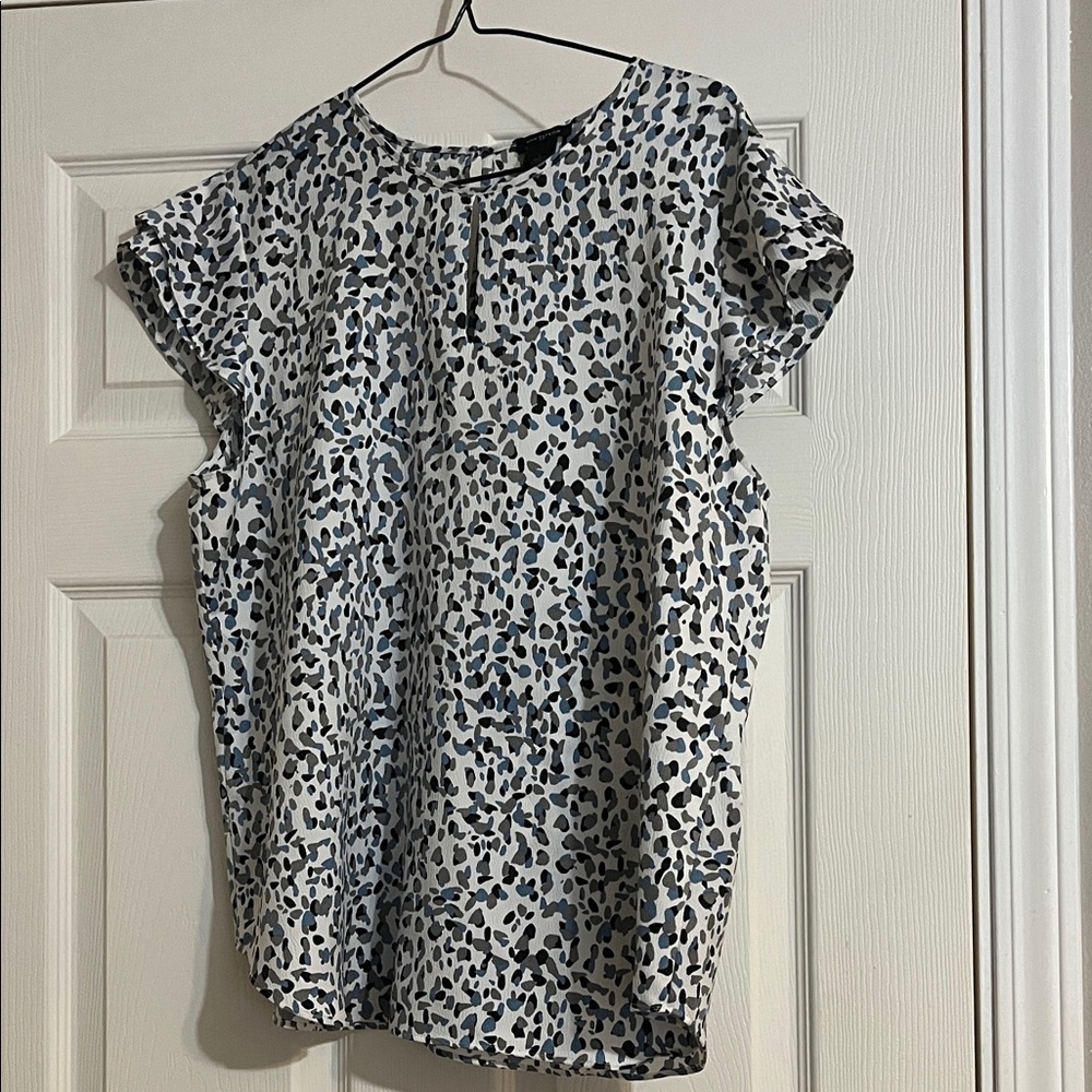 Ann Taylor Print Blouse